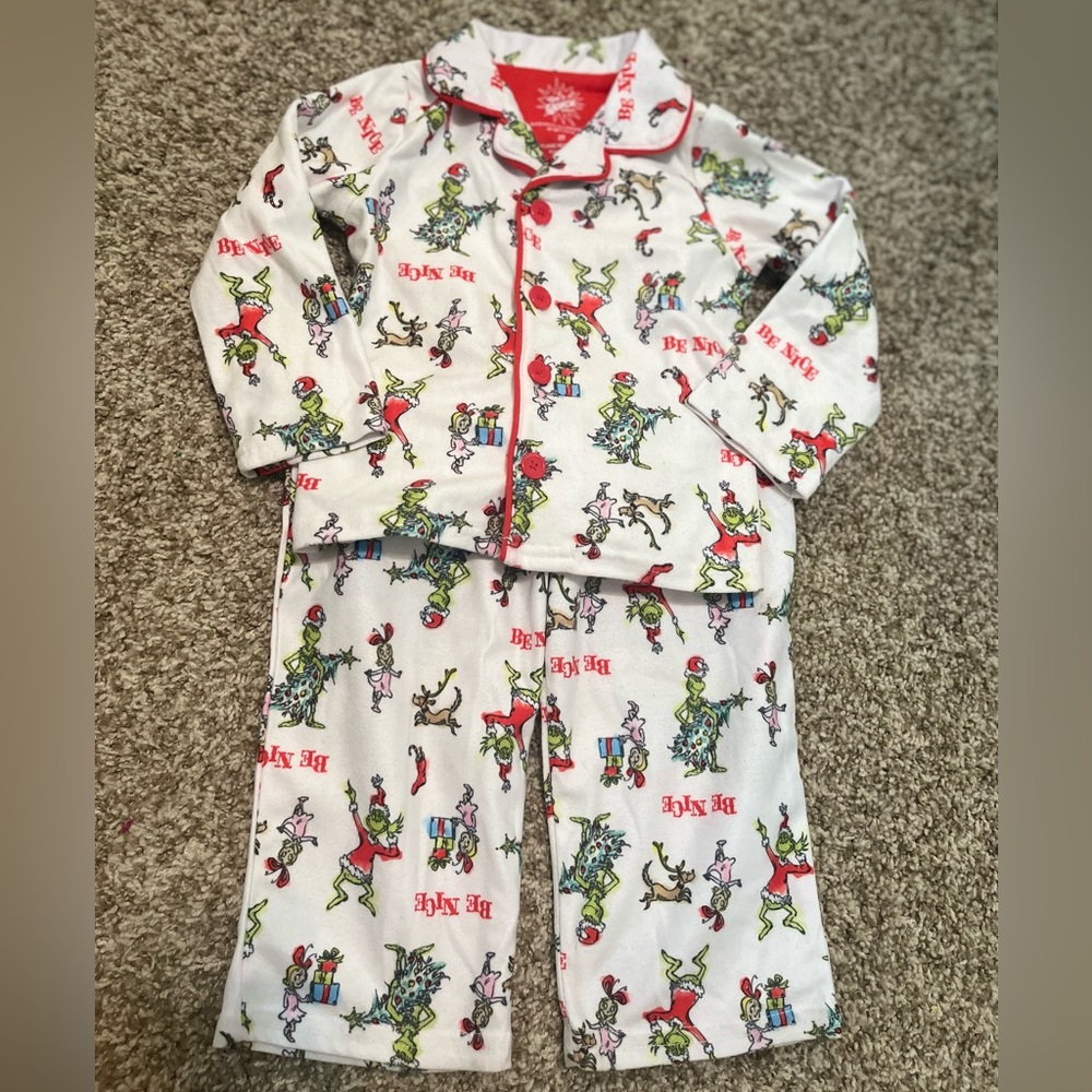 Grinch flannel Pajamas